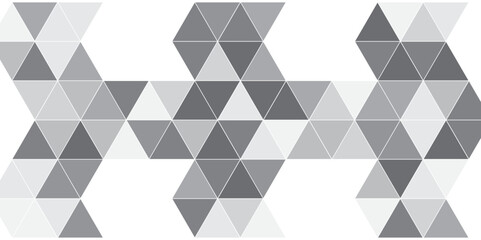 Wall Mural - Minimal geometric background. Dynamic shapes composition monochrome geometric abstract design. Triangle shape retro wall grid pattern seamless mosaic and low polygon triangle texture background design
