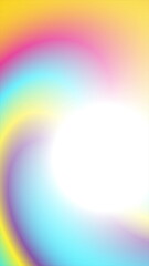 Poster - Multicolored blurred spiral circles abstract flowing background