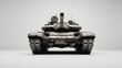 © muhammad - Modern military tank, front view
