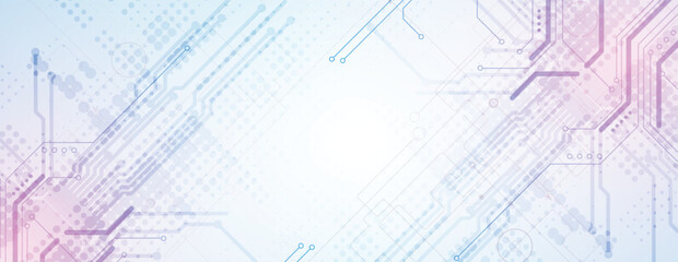 Poster - Circuit abstract background for science and business presentation