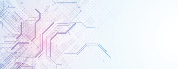 Poster - Circuit abstract background for science and business presentation