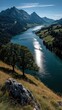 © trahketip - Scenic Mountain Lake Landscape