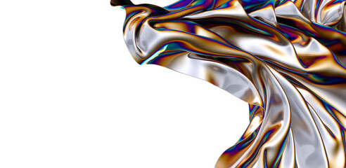 Leinwandbilder - Chromatic Extravaganza: A Dazzling 3D Display of Colors