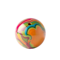 Fototapete - Bowling Ball Image, High Quality 3d Render On White. Straightforward View Of Vividly Colored Sports Equipment. Perfect For Bowling Promotion. Great For Background.