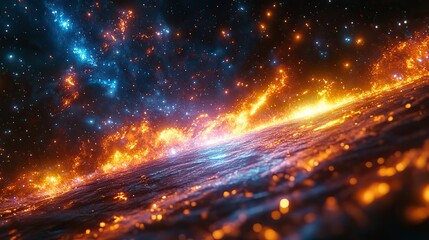 Wall Mural - light speed hyperspace space warp background colorful streaks of light gathering towards the event h