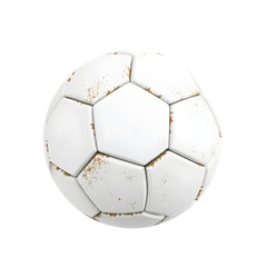 Aufkleber - Soccer Ball Detail, A Textured Sphere, Sports Equipment Image, A Round Football, A Detailed Rendering, Isolated On White. Great For Sports Enthusiasts. The Ball Is Ready For A Game.