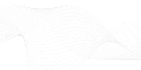 Wall Mural - abstract grey wavy lines background. digital frequency track equalizer. abstract frequency sound wav