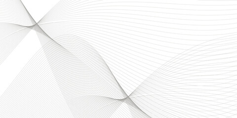Wall Mural - abstract grey, white smooth element swoosh speed wave modern stream transparent background. abstract