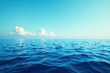 Wall Mural - subtle gradient sky to deep ocean seamless repeat, element, subtle, nature