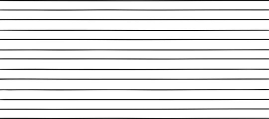 A minimalist abstract pattern featuring evenly spaced thin straight black lines on a white background. The lines are straight and parallel, creating a clean and structured design. There are slight ran