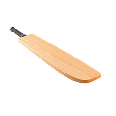 Fototapete - Cricket Bat 3d Render, Perfect For Sporting Goods. Beautiful Design With Smooth Wood Finish, Ideal For Cricket Lovers. Single Object, Isolated For Easy Use, Stock Photography.