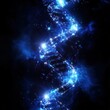© haibah52 - Glowing DNA Helix with Abstract Science