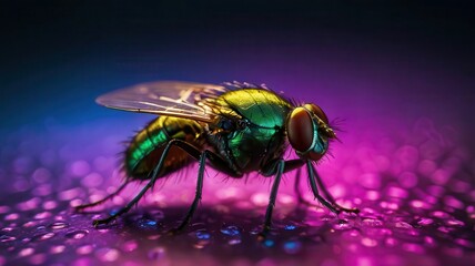 fly neon gradient background