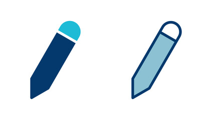 Poster - pencil icon vector isolated on white background. pencil vector icon