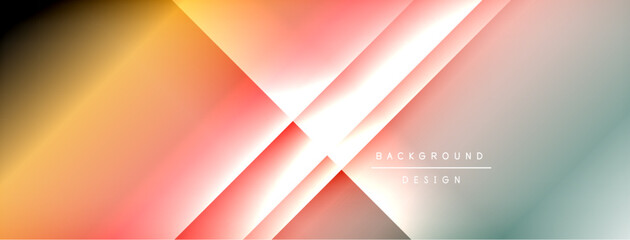 Poster - Abstract gradient background. Diagonal lines create dynamic visual effect. Soft colors blend seamlessly, modern design element.
