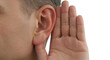 © Nahid - Person listening with hand on ear on transparent background