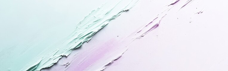 Leinwandbilder - White minimalist composition with a soft pastel pencil, creating a textured background for abstract art and decorative designs
