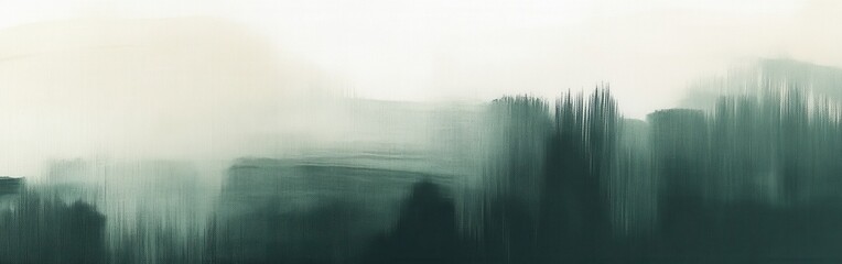 Leinwandbilder - Artistic Gradient Pencil Strokes Design in Muted Green Tones for Backgrounds and Wall Art
