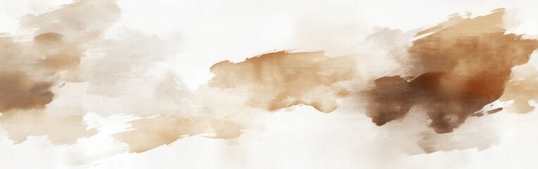 Aufkleber - Abstract pencil strokes design with irregular blend of brown shades, on a white grainy background, perfect for digital art and design