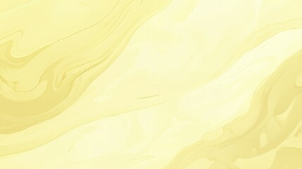 Aufkleber - Delicate Pastel Lemon Yellow Background with Fluid Abstract Swirls and Subtle Watercolor Texture for Digital Art and Design