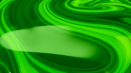 Wall Mural - vibrant green abstract liquid texture