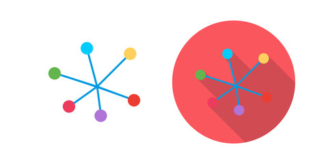 Wall Mural - Intranet Vector Icon