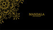 © petrukjowodesign - Elegant Background With a Decorative Gold Mandala Design