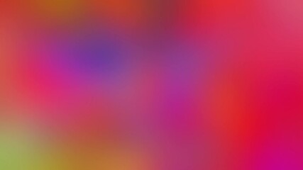 Loopable colorful blurred liquid backdrop with morphing colors and smooth flowing pattern, turbulent motion and glowing hues of orange, green, and yellow