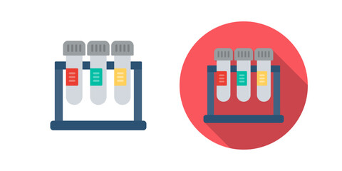 Wall Mural - Test Tube Vector Icon