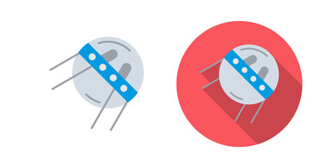 Wall Mural - Sputnik Vector Icon