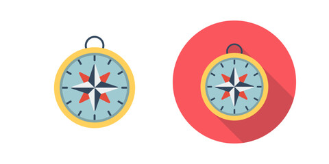 Wall Mural - Compass Vector Icon
