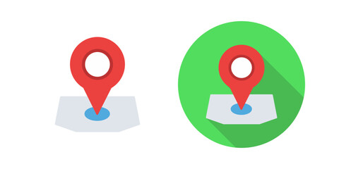Canvas Print - location vector icon