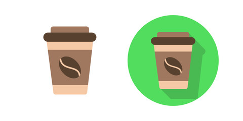 Canvas Print - coffee vector icon
