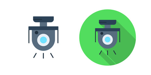 Canvas Print - security camera vector icon