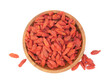 © surasak - Dried goji berries in bowl isolated on white background