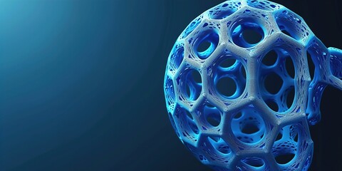 Wall Mural - abstract blue background