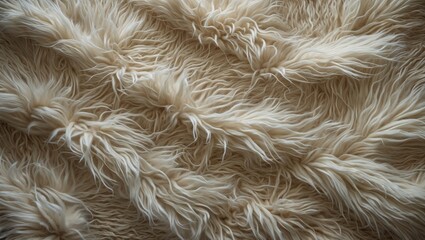 Poster - Closeup of Woolen Fabric with Soft Fur Texture for Background