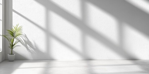Fototapete - Smooth white concrete background texture ideal for design projects, showcasing subtle imperfections and a clean minimalist aesthetic for various applications