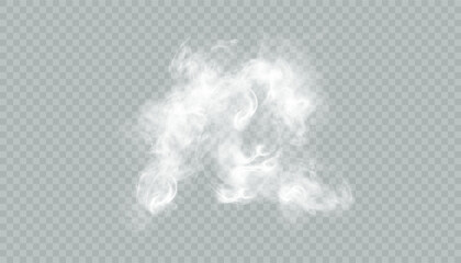 Poster - Soft swirling white smoke on a clear backdrop, with gentle opacity and natural dispersion. Ideal for atmospheric enhancements, surreal compositions, or visual storytelling. 

