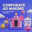 © Faysal Ahmed - 3D Modern Colorful Poster Corporate Ad Making
