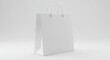 © DSGNCO - White Shopping Bag on Clean Background Minimalist Style