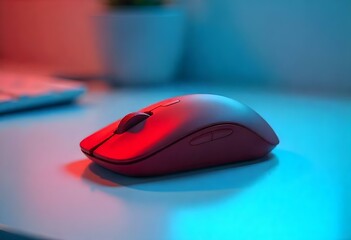 wireless computer mouse isolated on white background