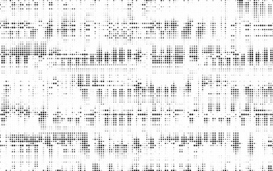 Leinwandbilder - Halftone vector background. Monochrome halftone pattern. Abstract geometric dots background. Pop Art comic gradient black white texture. Design for presentation banner, poster, flyer, business card.
