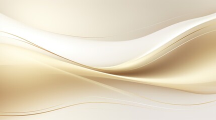 Wall Mural - abstract background, lines in beige color with gold glow on the edges, elegant, minimalistic, vector style, 2d design, space for text, high resolution, high detail,