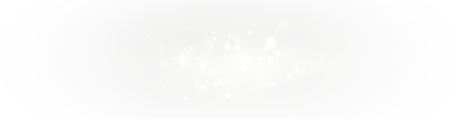 Wall Mural - Golden sparkle and glowing stardust with magical particles, festive light flares, and glittering confetti. Transparent PNG for Christmas card, abstract background, or holiday design.