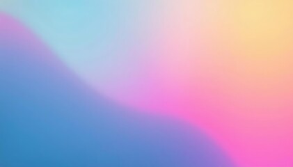 Wall Mural - Smooth gradient transition, pastel rainbow hues, seamless, dreamy, vibrant