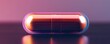© KanitChurem - Close-up of a vibrant capsule on a reflective surface.