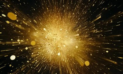 Wall Mural - particles in dynamic motion captured in cinematic slow motion made with generative ai technology