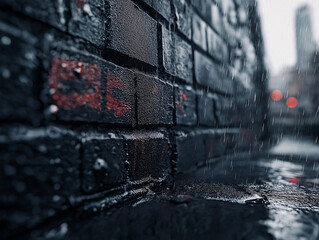 Wall Mural - graffiti piece featuring complex lettering