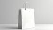 © NeoDesign Hub - Blank White Paper Shopping Bag Mockup for Branding